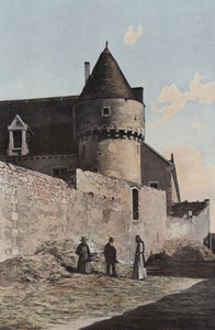 Fongombault, Corner Tower of the Monastery by French Photographer