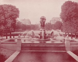 Fountain of the Observatory, Luxembourg Palace by French Photographer
