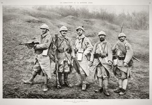 French Infantry and Weapons by French Photographer