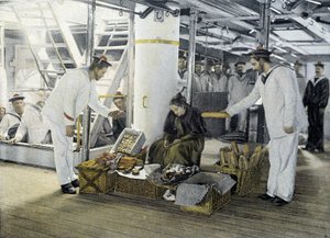 French Navy, Late 19th Century: The Merchant of Edibles - Bibl. des Arts Deco by French Photographer