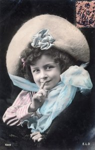 French postcard dated circa