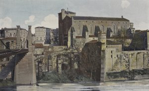 Gaillac, Saint-Michel Church, Southwest View by French Photographer