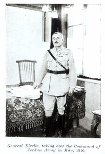 General Robert Nivelle Taking Over the Command of the Army at Verdun, May 1916 by French Photographer