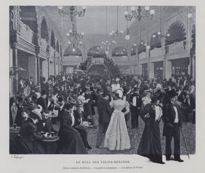Hall of the Folies Bergere, Paris, During an Interval