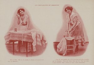Illustration for Petites Parisiennes (young working girls in Paris)