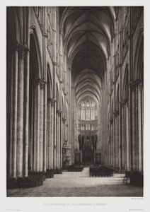 Interior view of Amiens Cathedral