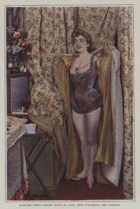 Juliette Simon-Girard, French opera singer, in her dressing room by French Photographer