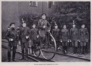 The Russian Army: Tricycle Used for Track Inspection by French Photographer