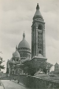 The Basilic of Sacre-Coeur and Campanile by French Photographer