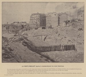 La Commune de Paris, La Porte Maillot, After the Bombardment of Mont Valerien