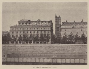 The Commune of Paris, The Lyric Theatre, After May 25 by French Photographer