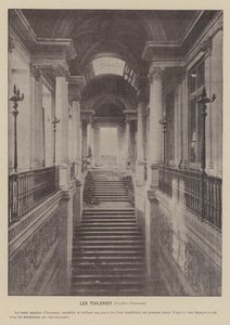 La Commune de Paris, The Tuileries, Honor Staircase by French Photographer