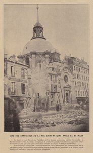 The Commune of Paris, One of the Barricades of Rue Saint-Antoine After the Battle