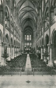 Nave of the Church Notre-Dame by French Photographer