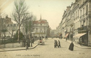 The Street of Strasbourg, Caen