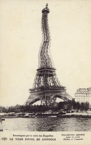 The Eiffel Tower is bending
