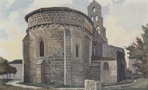Lannes, Church, Northeast View by French Photographer