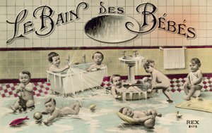 The Bath of Babies by French Photographer