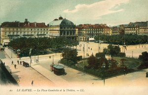Le Havre, La Place Gambetta, The Theatre