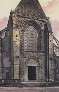 Le Mans, Cathedral, West Facade by French Photographer