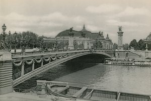 Alexandre Bridge and Great Palace by French Photographer