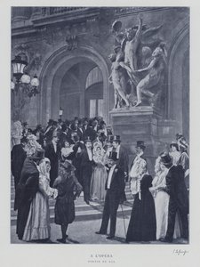 Leaving a ball at the Paris Opera by French Photographer