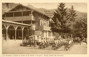 Les Noisetiers, The School in the Sun by French Photographer