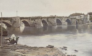 Limoges, Saint-Martial Bridge, Upstream View (Left Bank of the Vienne)