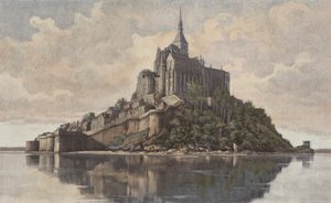 Mont Saint-Michel, View from Southeast by French Photographer