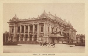 Municipal Theatre, Hanoi by French Photographer
