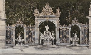 Nancy, Place Stanislas, Fountain of Neptune by French Photographer