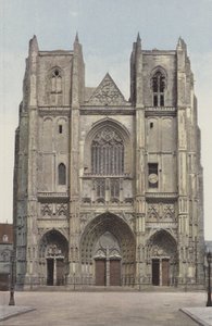 Nantes, Cathedral, West Facade by French Photographer