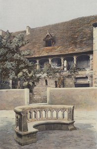 Nerac, Castle, Courtyard Facade by French Photographer
