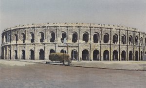 Nimes, Arenas, Exterior View by French Photographer
