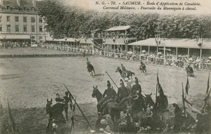 Parade at the Cavalry School in Saumur