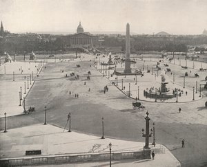 Paris: A South View Looking Across the Place de la Concorde by French Photographer