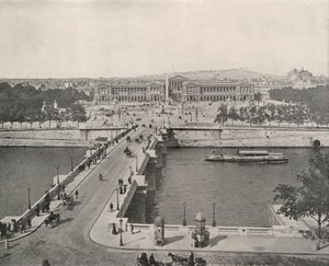 Paris: A View of the Place de la Concorde, looking North by French Photographer