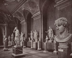 Paris: Gallery of Augustus, Louvre Museum by French Photographer