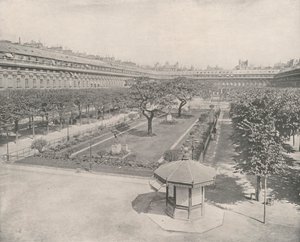 Paris: Garden of the Palais Royal by French Photographer