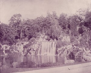 Paris: Grand Cascade in the Bois de Boulogne by French Photographer