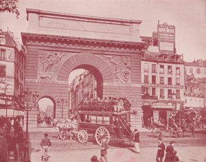 Paris: The Porte St Martin by French Photographer