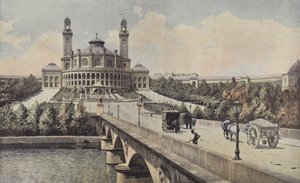 Paris, View of the Trocadero Palace by French Photographer