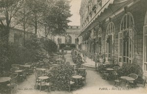 Patio of the Hotel Ritz, Paris