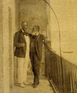 Paul Deroulede and Jean Sully Mounet in San Sebastian by French Photographer