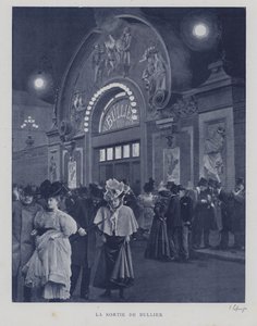 People exiting the Bal Bullier, Paris by French Photographer