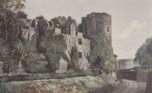 Perigueux, Chateau-Barriere and Vesone Tower, West View by French Photographer