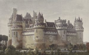 Pierrefonds, Castle (View from Villers-Cotterets Road)