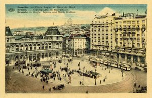 Place Rogier and Gare du Nord, Brussels by French Photographer