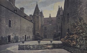 Ploubezre, Castle of Kergrist, Ensemble on the Courtyard of Honor by French Photographer