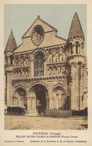 Poitiers, Church Notre Dame La Grande by French Photographer